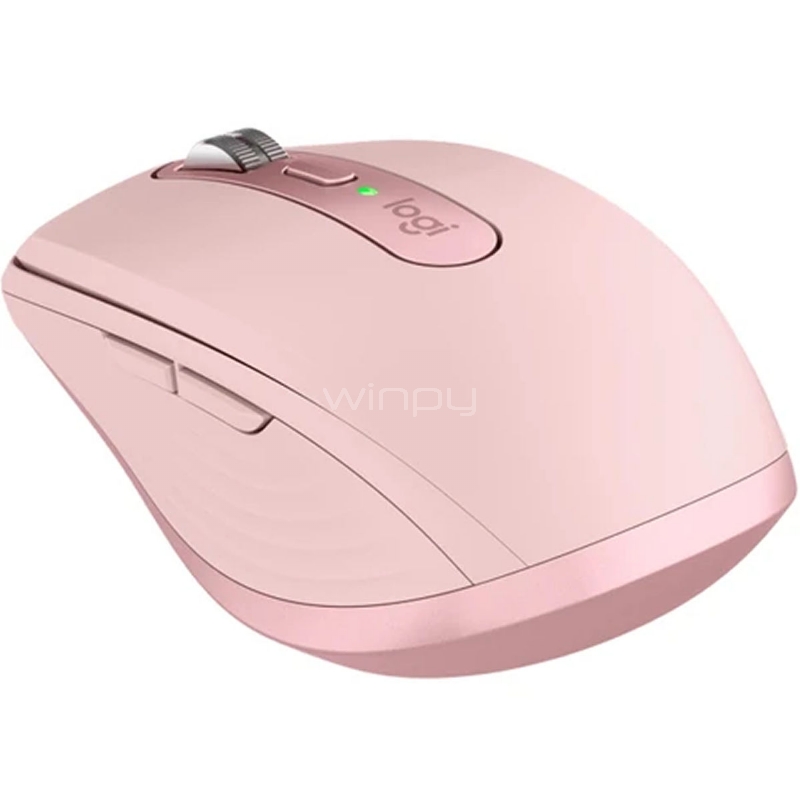 Mouse Inalámbrico Logitech MX Anywhere 3 (4000dpi, 6 Botones, Recargable, Rosado)