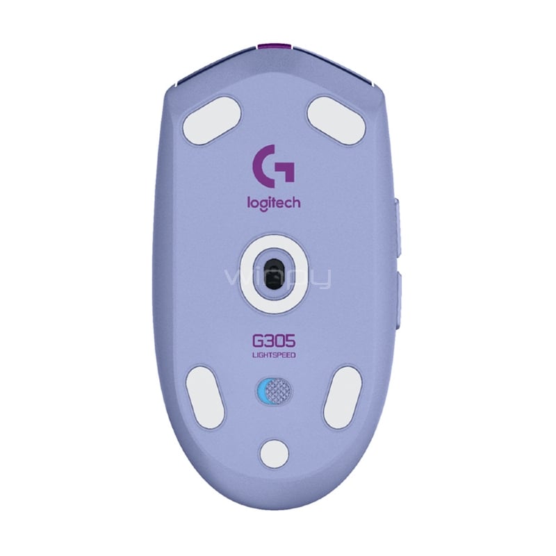 Mouse Gamer Logitech G305 Lightspeed (Inalámbrico, 1ms, 12.000dpi, 6 botones, Lila)