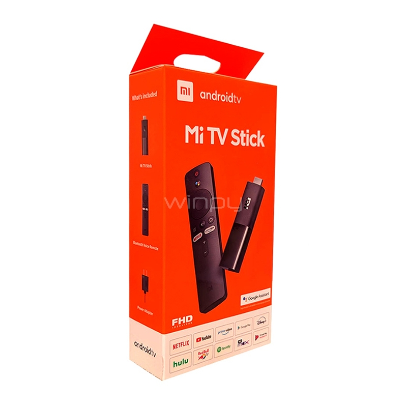 Adaptador SmartTV Mi TV Stick (AndroidTV, HDMI, WiFi, Google Assistant, Smart Cast, Negro)
