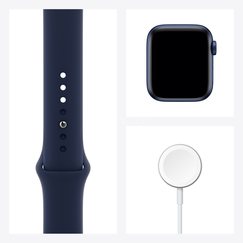 SmartWatch Apple Watch S6 GPS (40mm, Case Azul de Aluminio, Correa Deep Navy Sport)