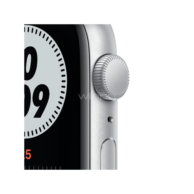 SmartWatch Apple Watch Nike SE GPS (44mm, Case color Plata de Aluminio, Correa Nike Negra Deportiva)