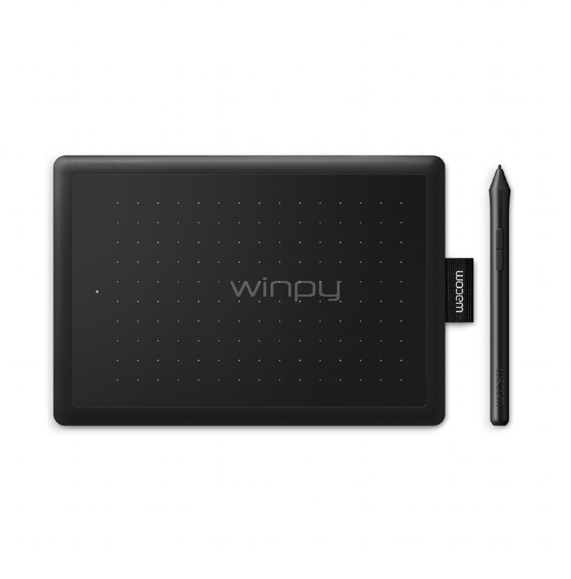 tableta digitalizadora one by wacom (pequeño, lápiz, usb, rojo)