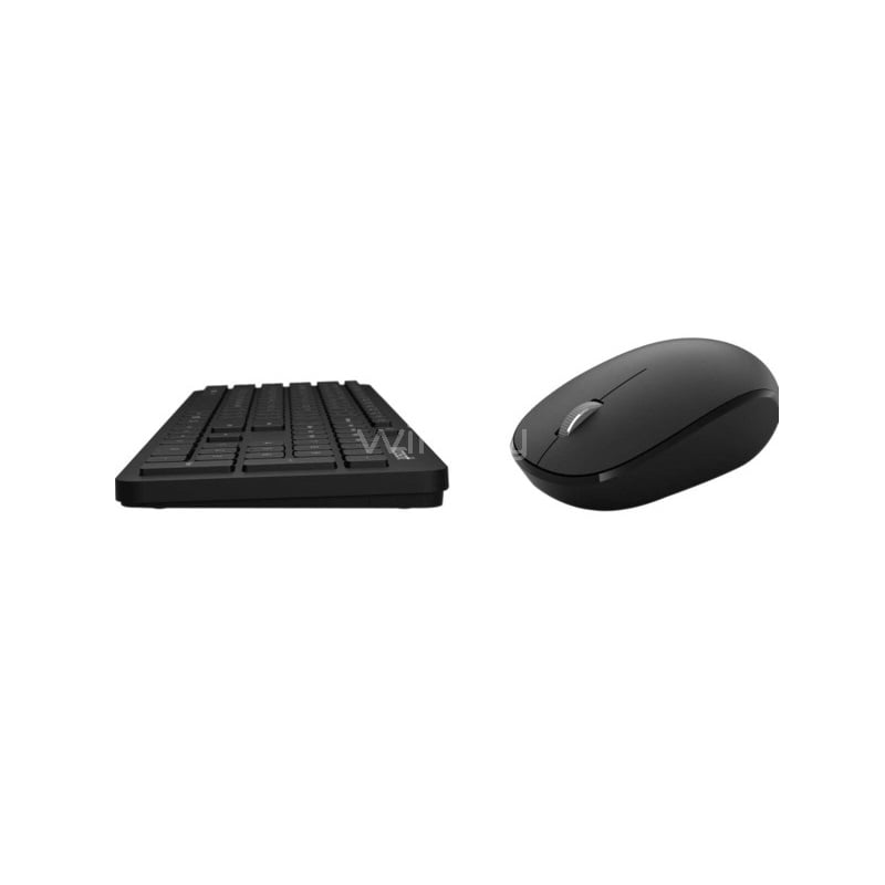 Kit Teclado y Mouse Microsoft Desktop Inalámbrico (Bluetooth, Negro)