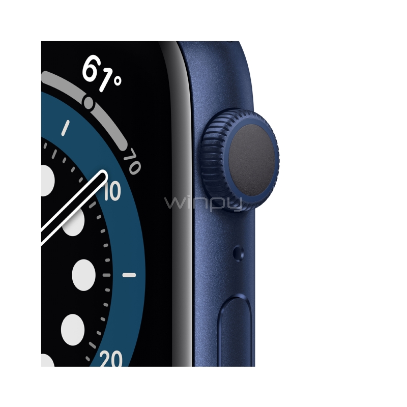SmartWatch Apple Watch S6 GPS (44mm, Case Azul Aluminio, Correa Deportiva Azul)