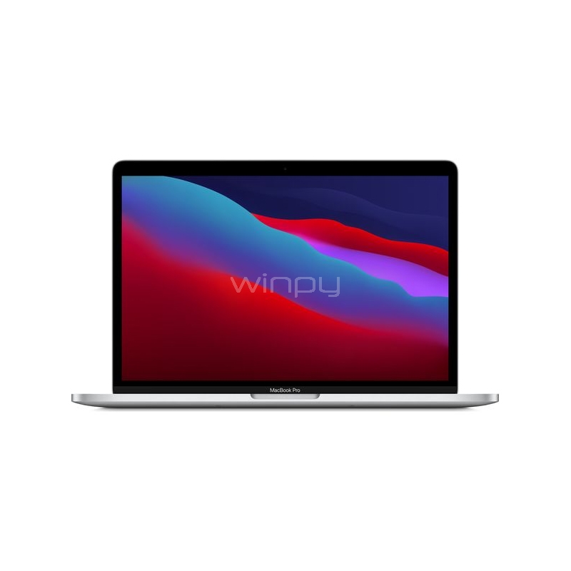 Apple MacBook Pro Retina de 13.3“ (2020, Chip M1, 8GB RAM, 512GB SSD, TouchBar, Silver)