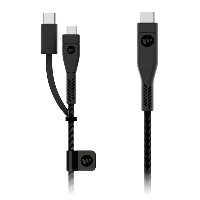 mophie 3639_PRO 2N1 2.0 CC 2M BLK 2m PRO 2.0 USB C C Switch Tip Micro