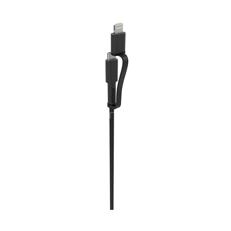 Cable Mophie Pro Lightning/Micro-USB a USB-A (1.2m, Negro)