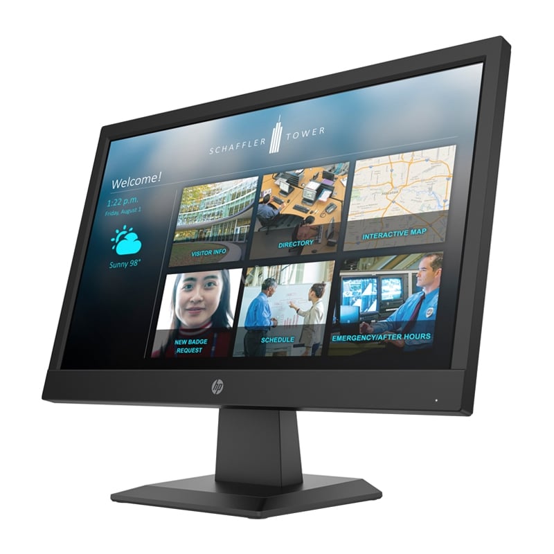 Monitor HP P19b G4 de 18.5“ (HD, 1366x768, 60Hz, 5ms, HDMI+VGA)