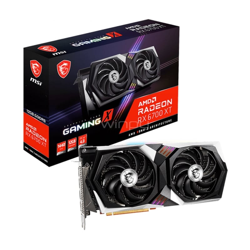 Tarjeta de Video MSI Radeon RX 6700 XT GAMING X de 12GB GDDR6 - RX 6700 XT GAMING X 12G - Winpy.cl Tarjeta de Video MSI Radeon RX 6700 XT GAMING X de 12GB GDDR6 - RX 6700 XT GAMING X 12G - Winpy.cl