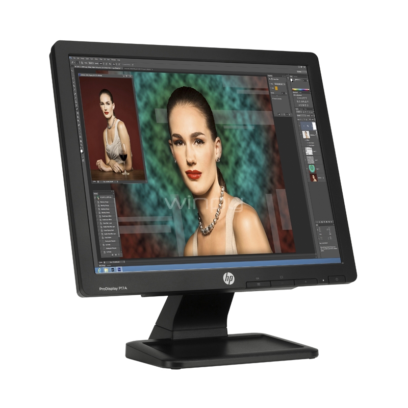 Monitor HP ProDisplay P17A de 17“ (LED, 1280x1024pix, 5:4, 60Hz, VGA, Vesa)
