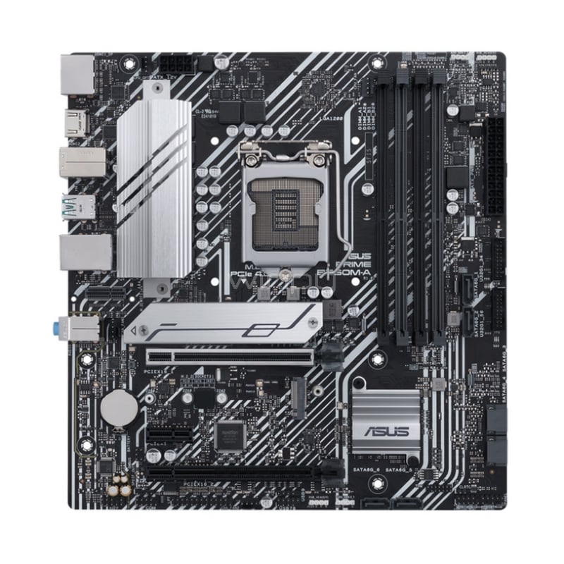Placa Madre ASUS PRIME B560M-A (LGA1200, DDR4 2133/5000MHz, M.2 x2, MicroATX)