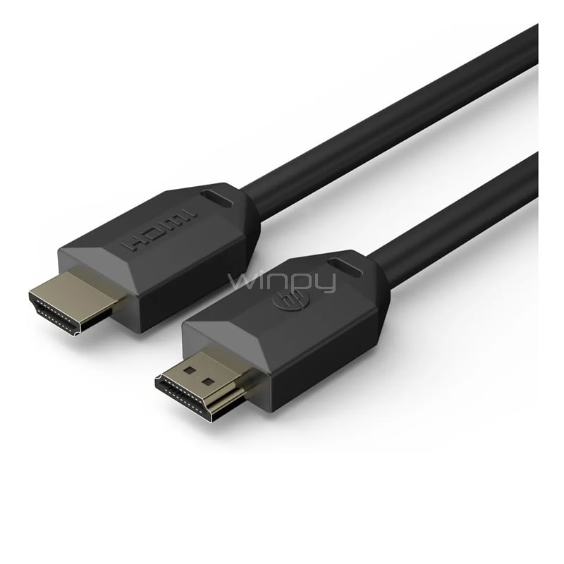 Cable blindado HDMI 2.0 HP con soporte UltraHD (Resoluciones 4K, 18Gbps, 1 Metro)