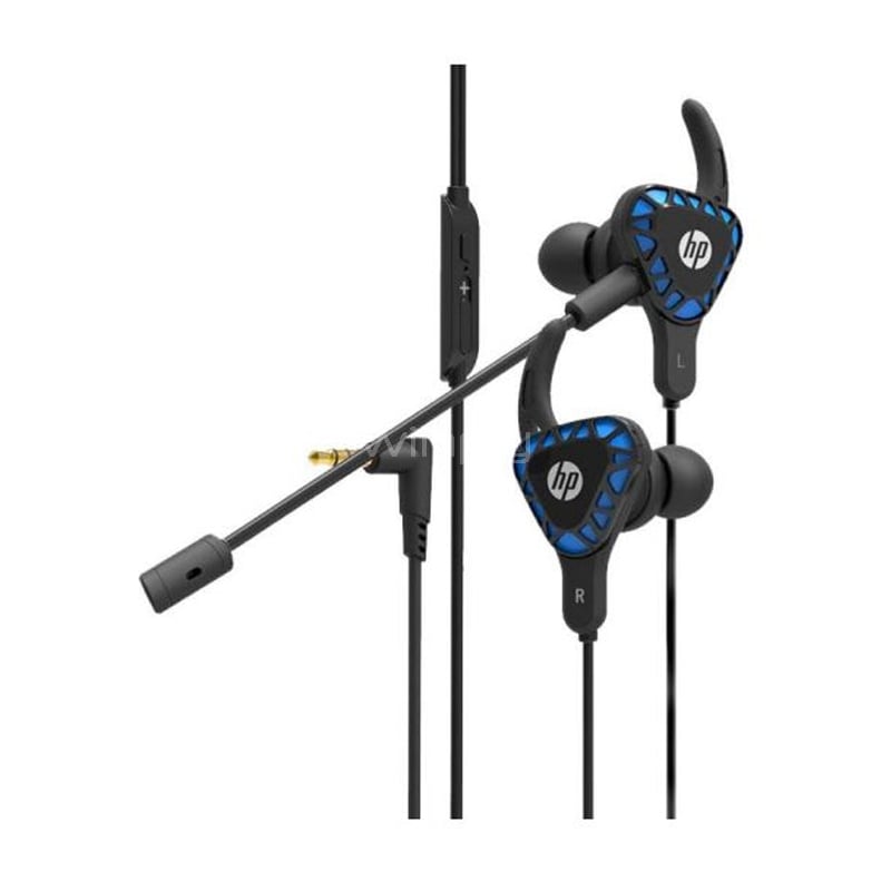 Auriculares intraurales HP H150 (Jack 3.5mm, Micrófono Desmontable, Negro)