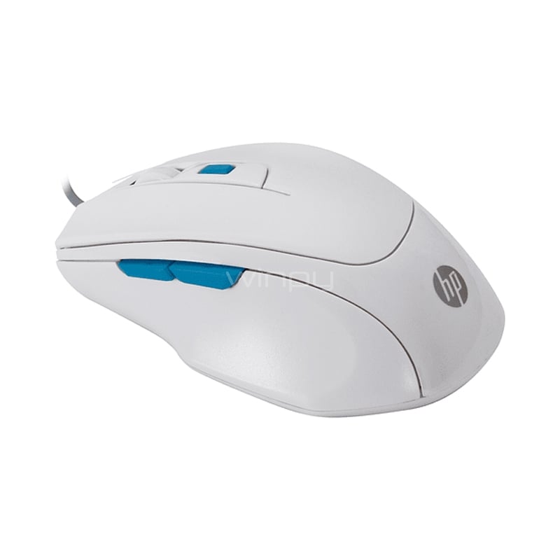 Mouse Gamer HP M150 (USB, 5 botones, Blanco)