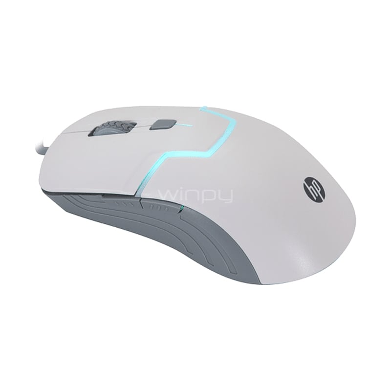 Mouse Gamer Hp M100 (3200dpi, 5 botones, Blanco)