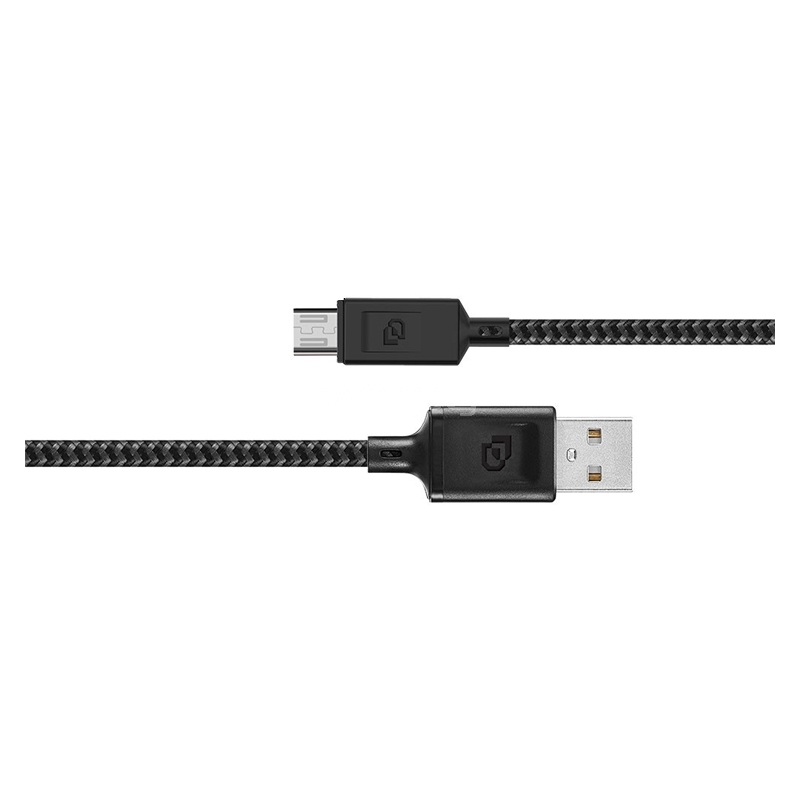 Cable Dusted Rugged de USB-A a Micro-USB (1.2 Metros, Negro)
