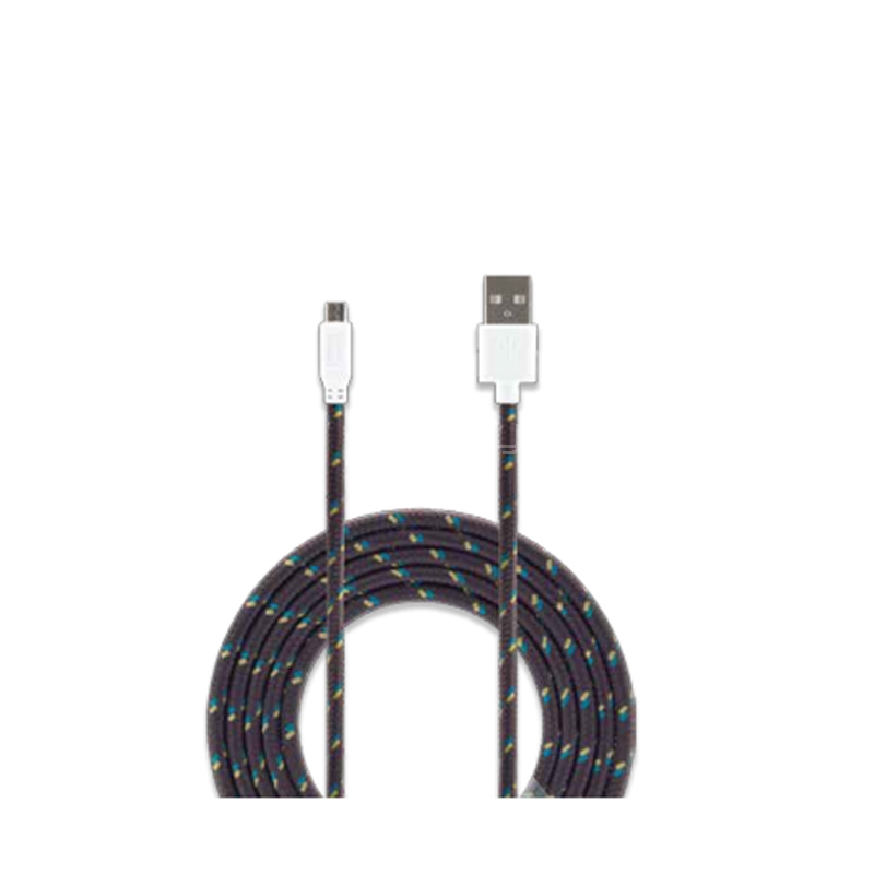 Cable trenzado Bits de USB a Micro-USB (90cm, Charcoal)