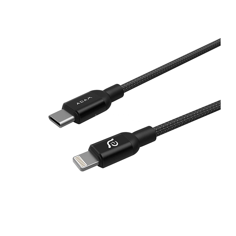 Cable Adam Elements PeAK II de Lightning a USB-C (1.2 Metros, Negro)