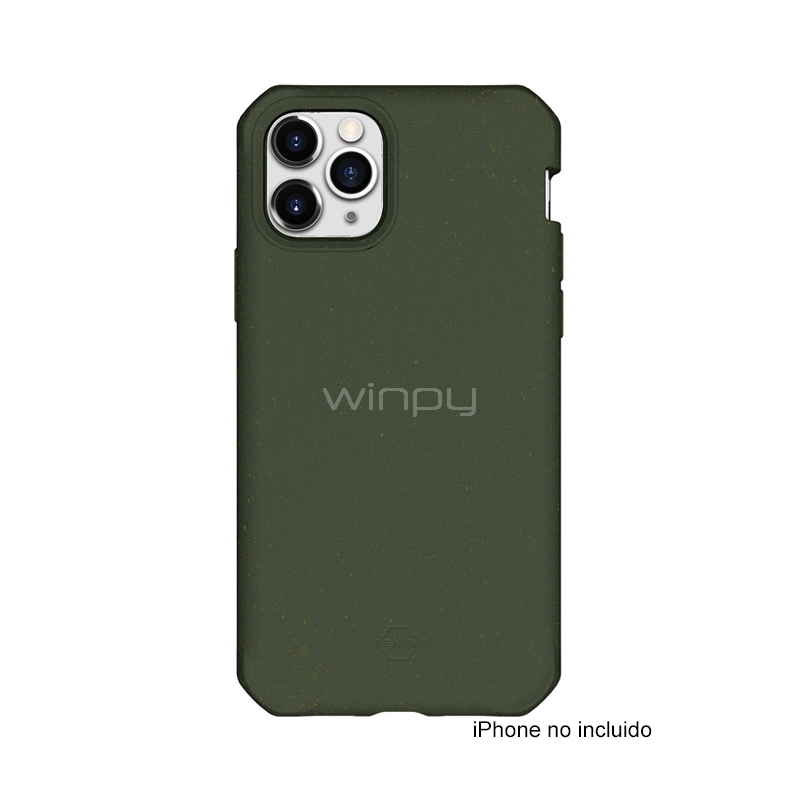 ITSKINS Feronia Bio Terra Nera - Cover Rinforzata Biodegradabile Per IPhone 12 Pro Max, Antiurto - 2