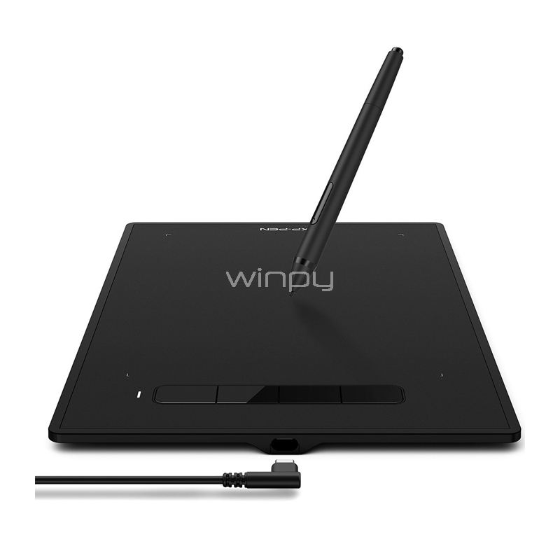 Tableta Digitalizadora XP-Pen Star G960S Plus (Lápiz, Borrador Digital, Negro)