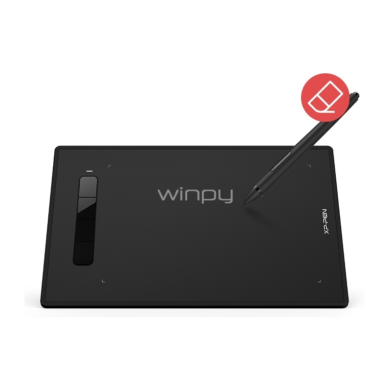 Tableta Digitalizadora XP-Pen Star G960S Plus (Lápiz, Borrador Digital, Negro)