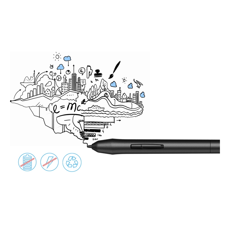 Tableta Digitalizadora XP-Pen Star 03 V2 (Lápiz, Negro)
