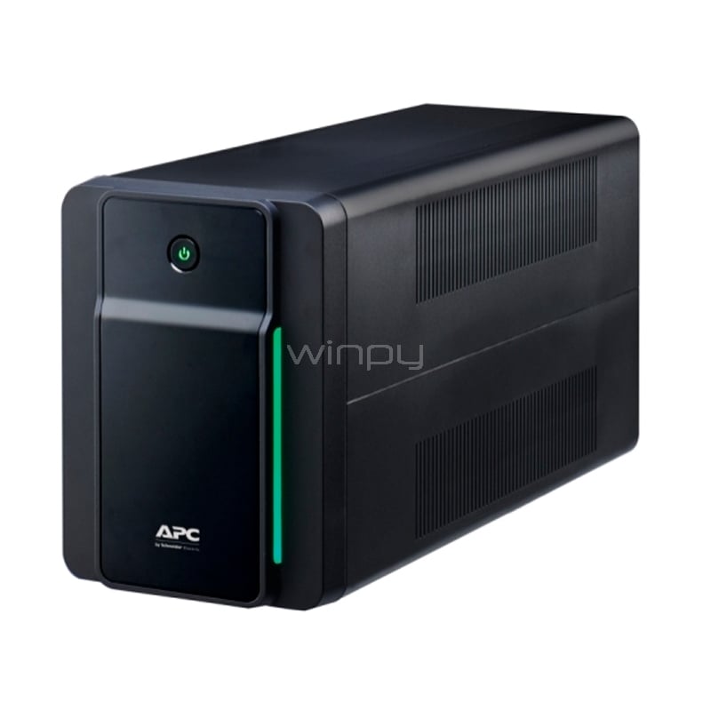 ups apc back-ups de 1600va (230v, avr, salida universal, negro)