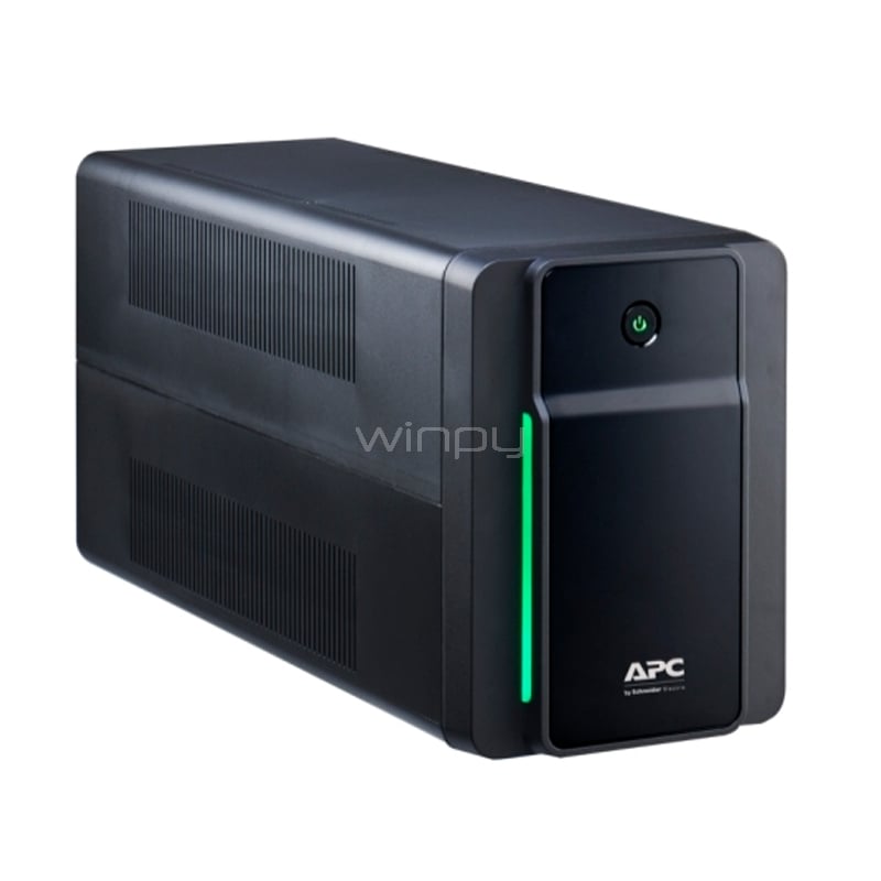 ups apc back-ups de 1600va (230v, avr, salida universal, negro)