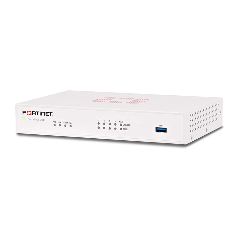 Switch Fortinet FortiGate-30E (5 puertos GE, 24x7)