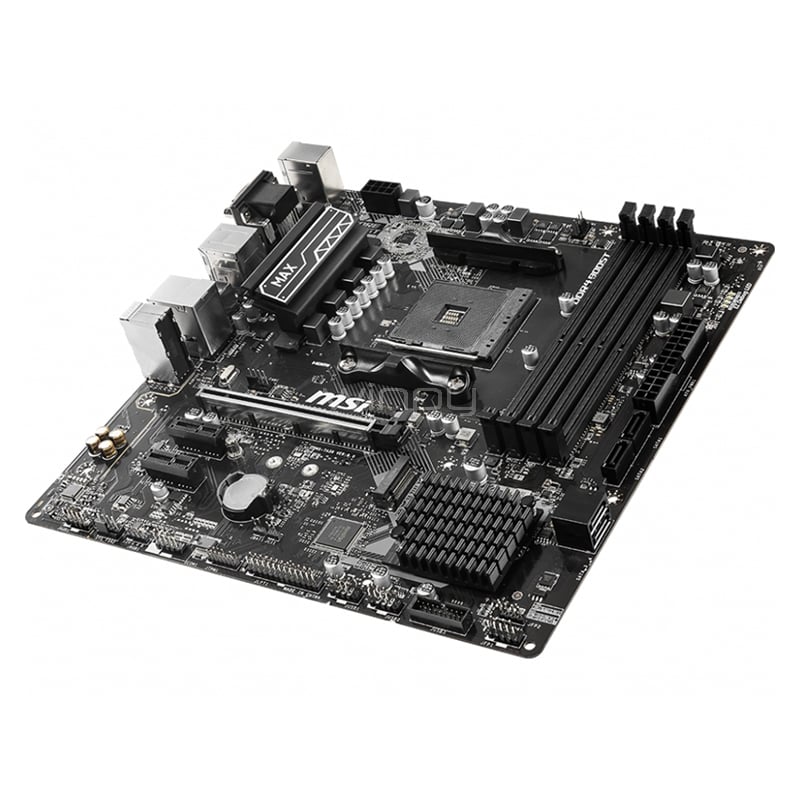 Placa Madre MSI B450M PRO-VDH MAX (AM4, DDR4 2667/3866Mhz, M.2, MicroATX)