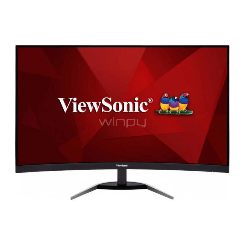 Monitor Gamer Viewsonic VX3268 Curvo de 32“ (VA, WQHD, 144Hz, 1ms, FreeSync, DP+HDMI)