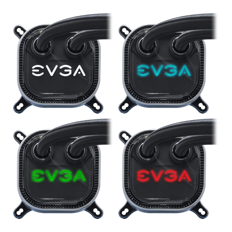 Refrigeración Líquida AIO EVGA CLC de 360mm (Intel-AMD, Bomba RGB, 3x120mm PWM)