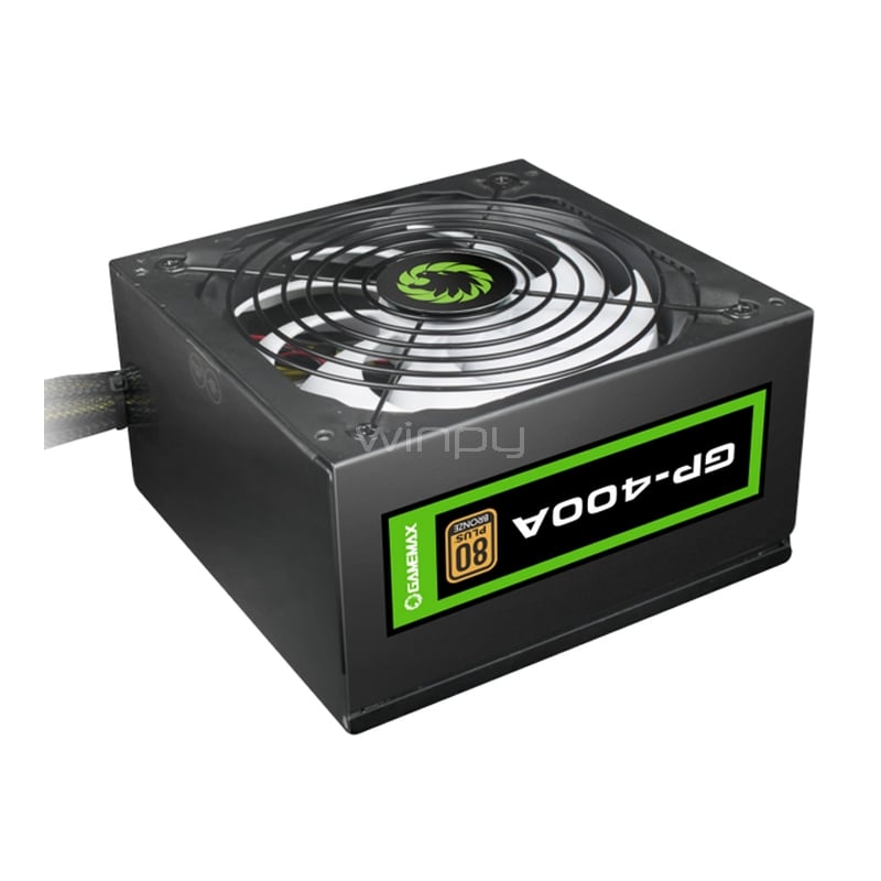 Fuente de Poder Generica GP-400A de 400 Watts (Certificada 80+ Bronze, ATX)