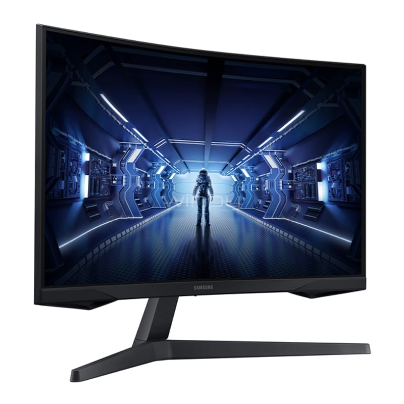 Monitor Gamer Samsung Odyssey G5 Curvo de 27“ (QHD, 2560x1440, 144Hz, 1ms, HDMI+DP,FreeSync)