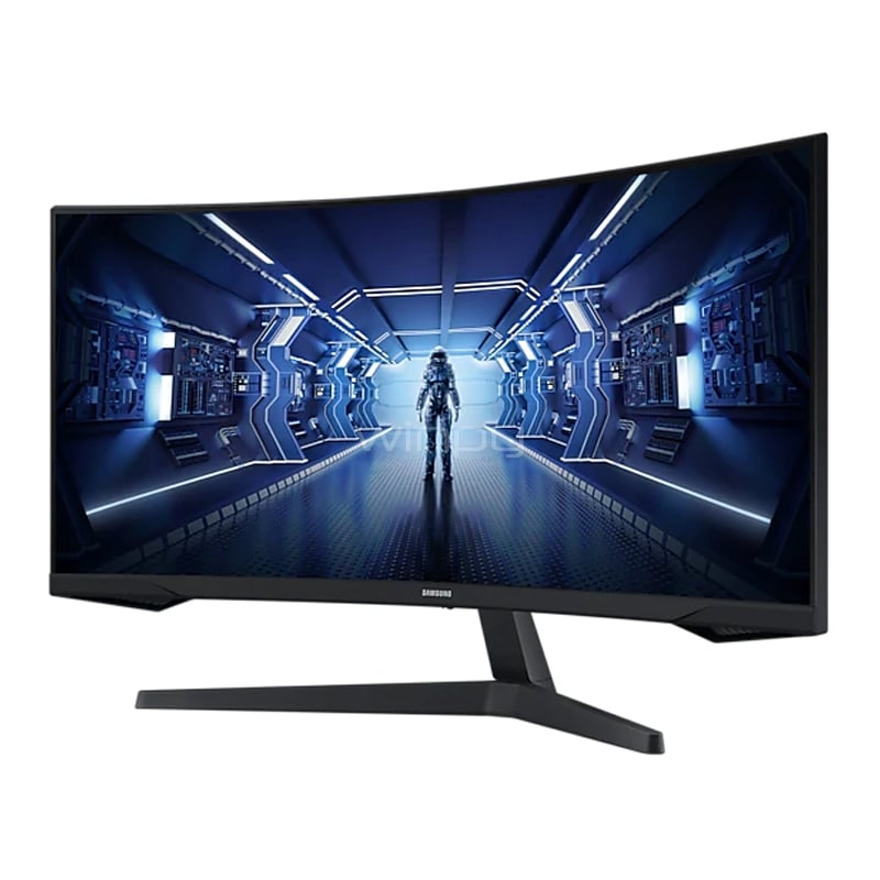 Monitor Gamer Samsung Odyssey G5 Curvo de 34“ (VA, WQHD, 165Hz, 1ms, HDR10, DP+HDMI, FreeSync, VESA)