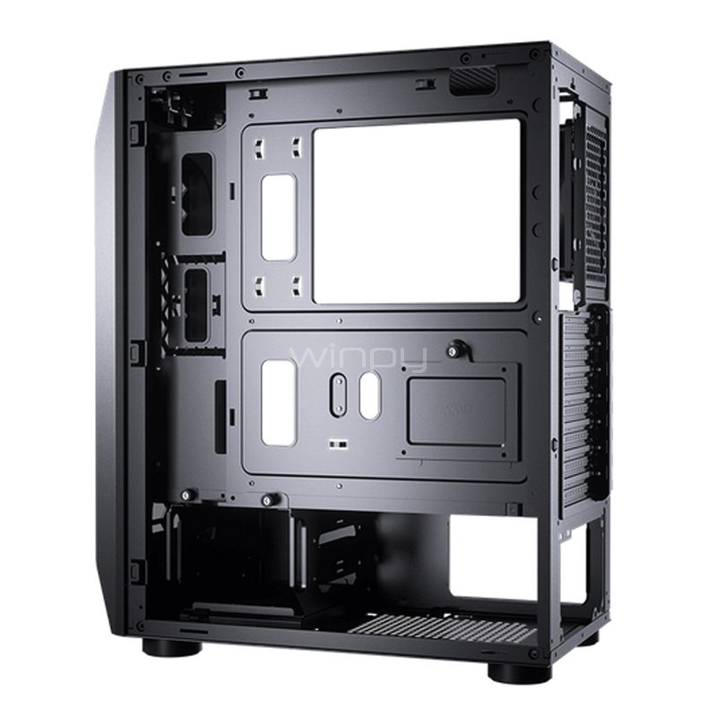 Gabinete Cougar MX410 (ATX, Ventana Acrílica, Sin Fuente, Negro)