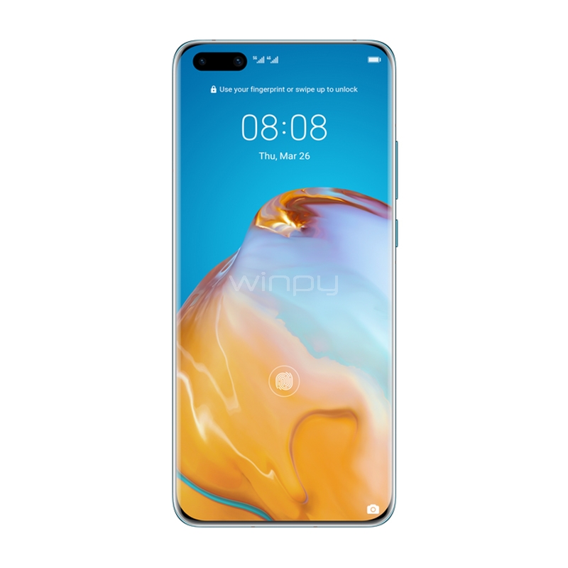Celular Huawei P40 Pro de 6.58“ (Kirin 990 5G, 8GB RAM, 256GB Internos, Android 10, Azul)
