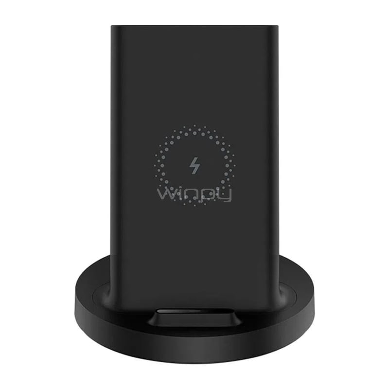 Cargador Xiaomi Mi Wireless Charging Stand de 20W (Inalámbrico, Negro)