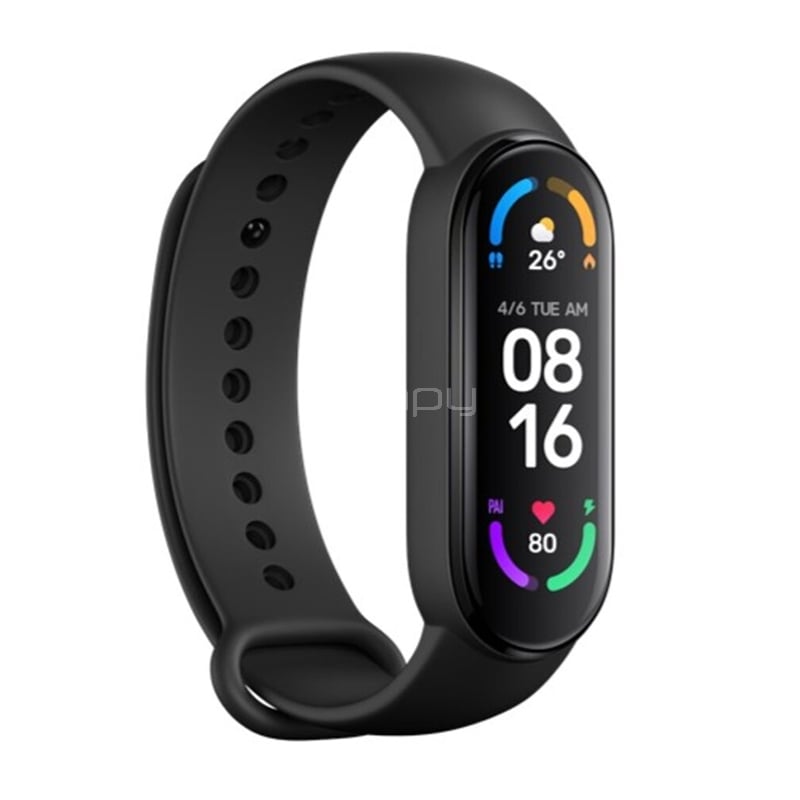 Smartwatch Xiaomi Mi Smart Band 6 (AMOLED, Bluetooth 5.0, Negro)