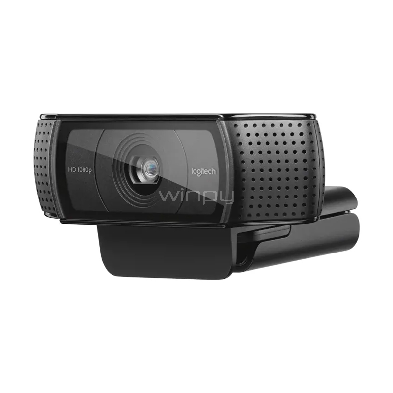 Cámara Web Logitech HD Pro C920e con Micrófono (1080p, 30fps, USB 3.0, Negro)