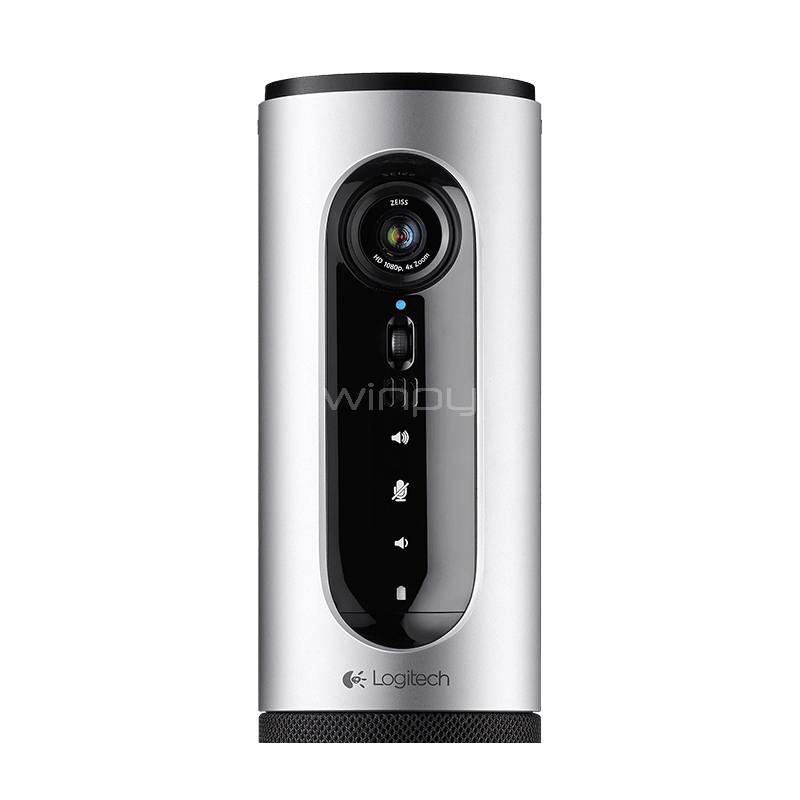 Cámara Portátil Logitech Connect para Videoconferencias (1080p, Wi-Fi, HDMI, Gris)
