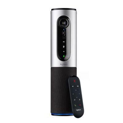 Cámara Portátil Logitech Connect para Videoconferencias (1080p, Wi-Fi, HDMI, Gris)