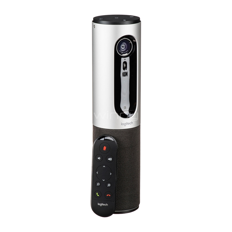 Cámara Portátil Logitech Connect para Videoconferencias (1080p, Wi-Fi, HDMI, Gris)