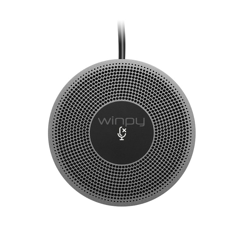 Micrófono de Expansión Logitech para MeetUP (Radio de 4.2 Metros, Negro)