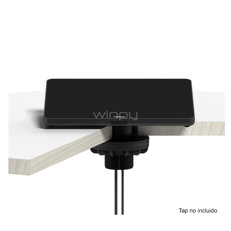 Pieza de Montaje Logitech para Tap (Giro 180, Negro)