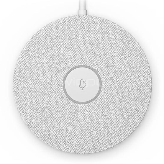 Micrófono Logitech Rally Mic Pod (Radio de 4.5 Metros, Blanco)