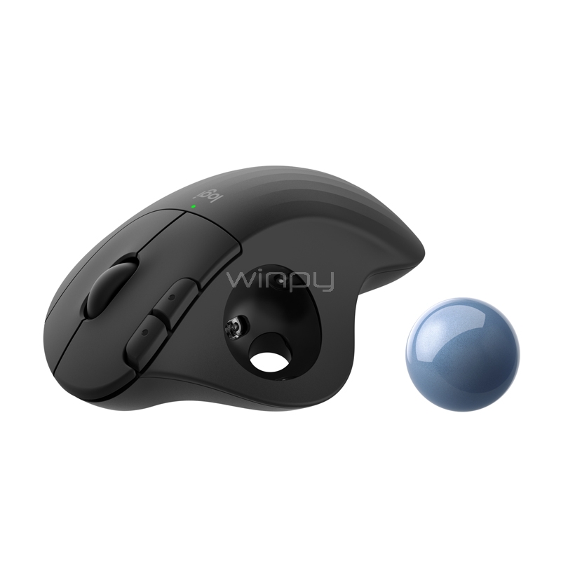 Mouse Logitech Ergo M575 (Bluetooth, 2000 DPI, Trackball, Negro)