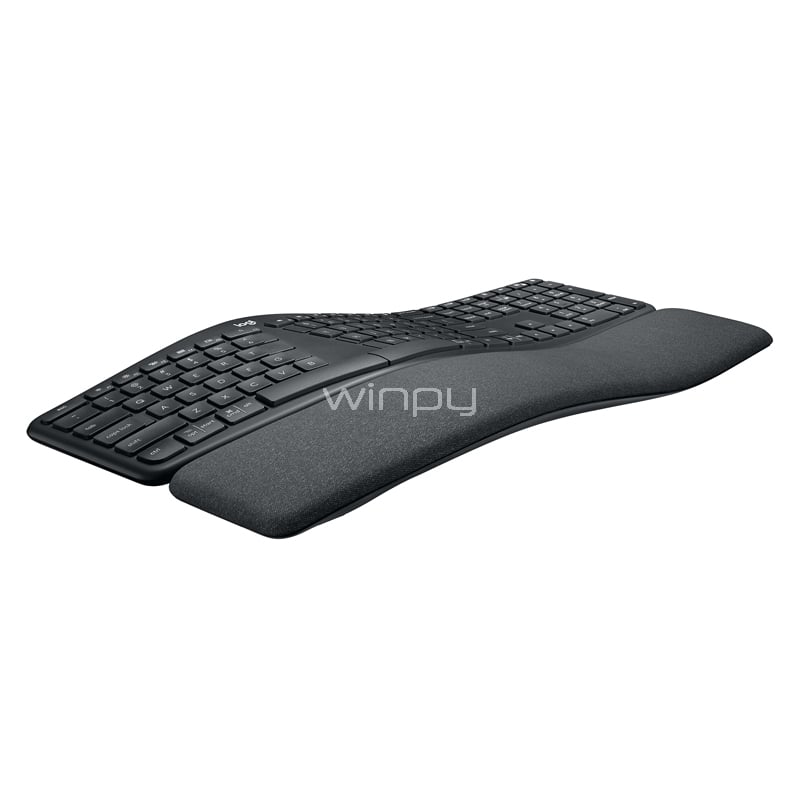 Teclado Logitech Ergo K860 (RF Wireless + Bluetooth, Negro)