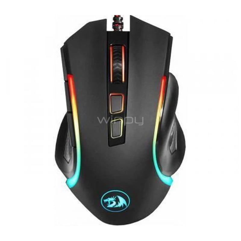 Kit Gamer Redragon Teclado Mecánico K552 + Mouse M602A Griffin (RGB, USB, Negro)