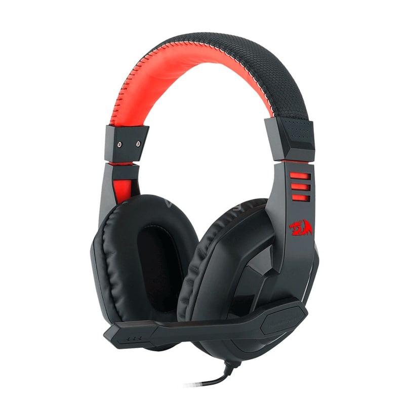 Audífonos Gamer Redragon Ares H120 (Jack 3.5mm, Negro/Rojo)